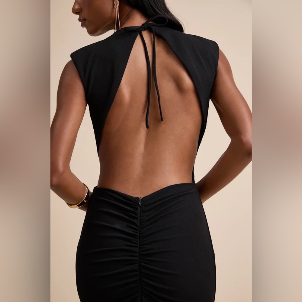 Lulus Captivating Perfection Black Backless Sleeveless Maxi Dress - Picture 5 of 10